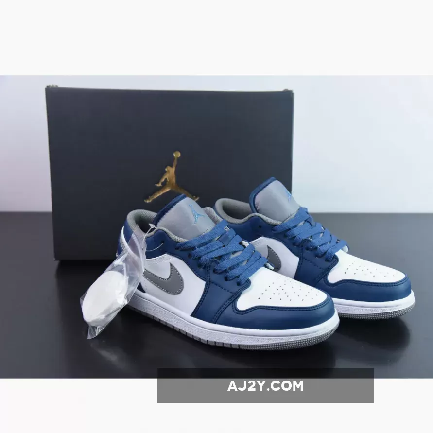 Air Jordan 1 Low True Blue/White/Cement Grey / Jordan 1 Lows Blue