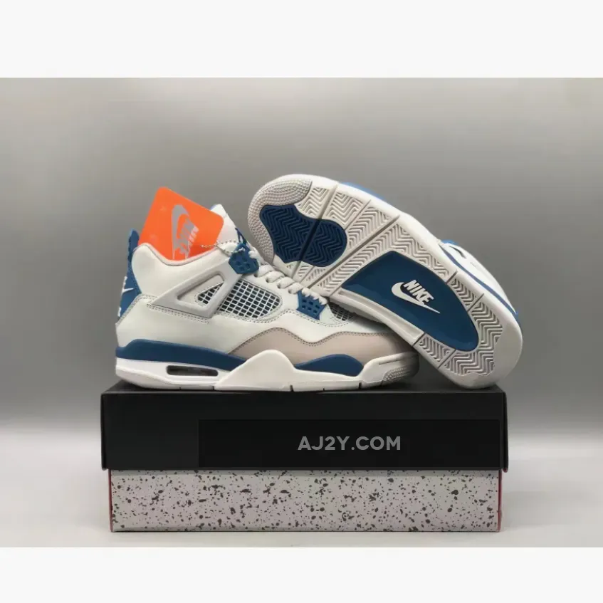 Air Jordan 4 Military Blue OG Retro Sneaker Limited Edition Anniversary Collection