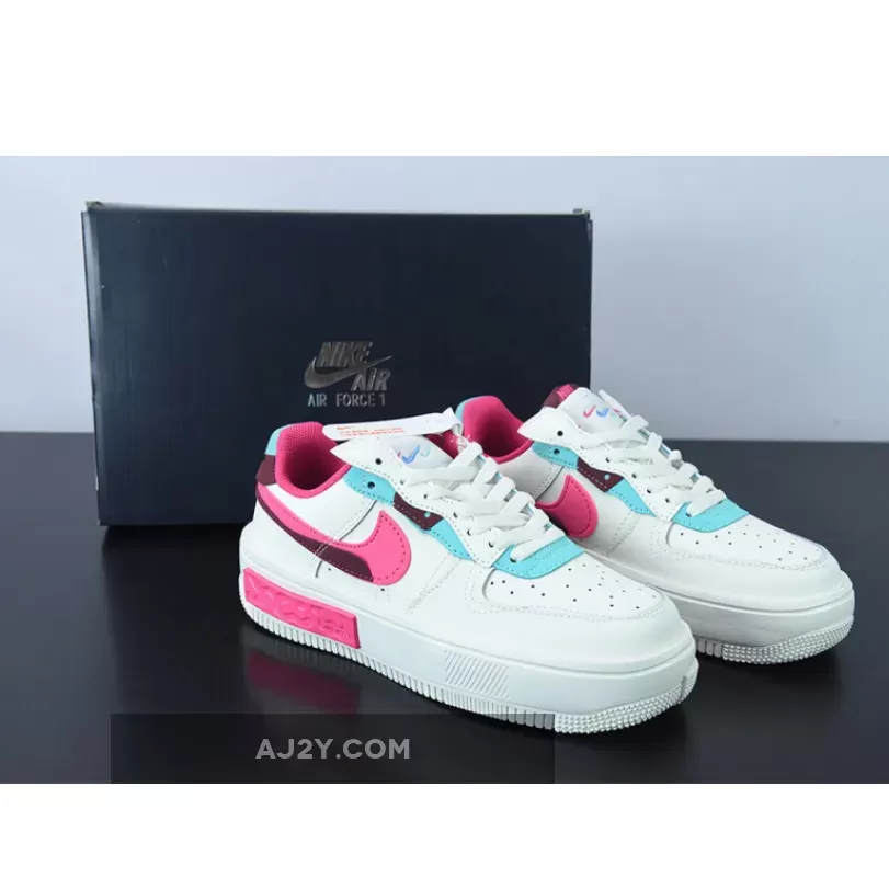 Nike Force 1 Fontanka Sail/Washed Teal/Sangria/Pink DO6146-101