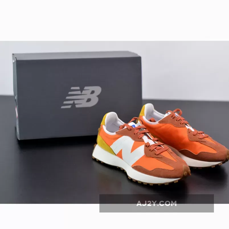 New Balance 327 Orange White MS327CLA Restock