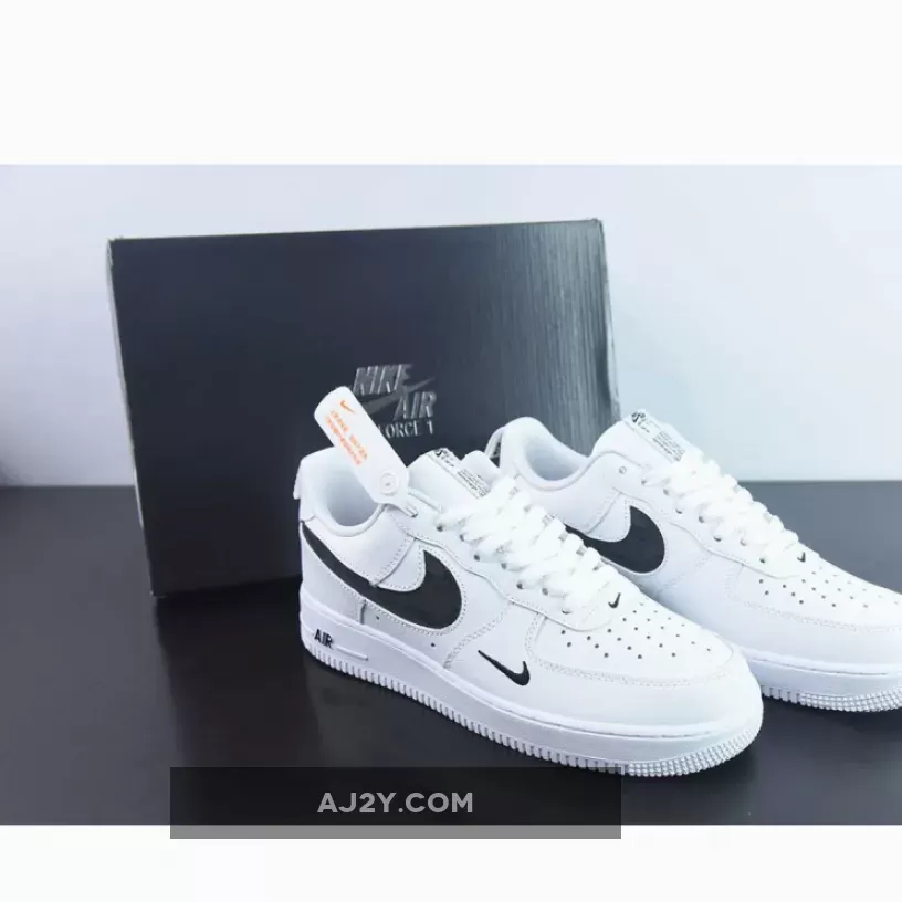 Nike Air Force 1 Low Multi-Etch Swoosh White Black FV1320-100
