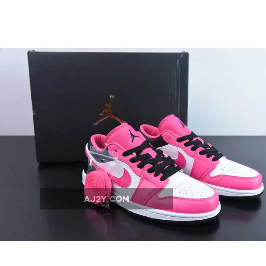 Hot Pink And White Jordans Air Jordan 1 Low Fierce Pink/Black/White
