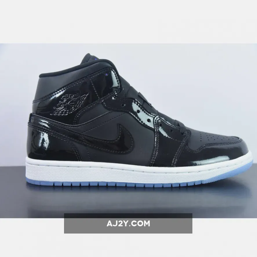 Air Jordan 1 Mid SE 'Space Jam' Black Concord White / Jordan Space