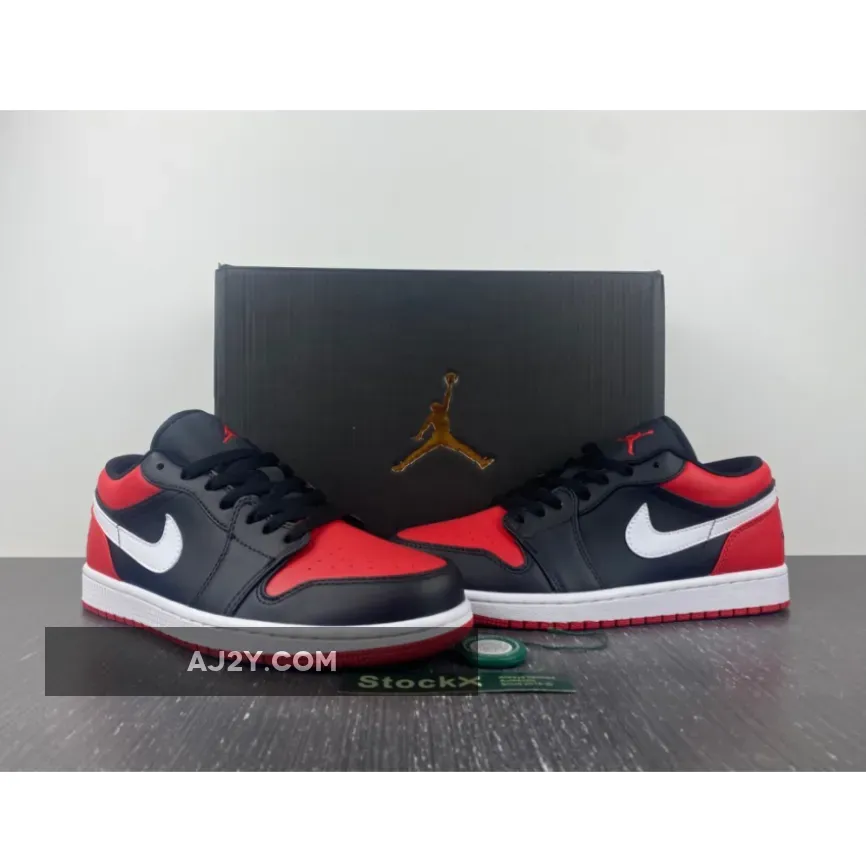 Jordan 1 Low Alternate Bred Toe, Aj1 Low Bred 553558-066
