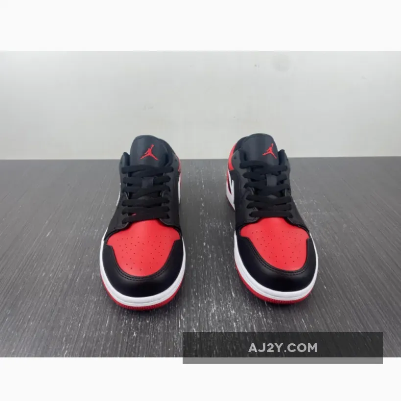 Jordan 1 Low Alternate Bred Toe, Aj1 Low Bred 553558-066