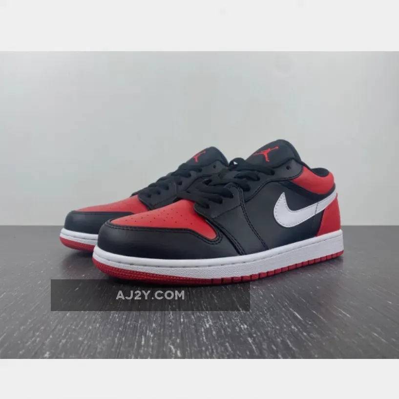 Jordan 1 Low Alternate Bred Toe, Aj1 Low Bred 553558-066