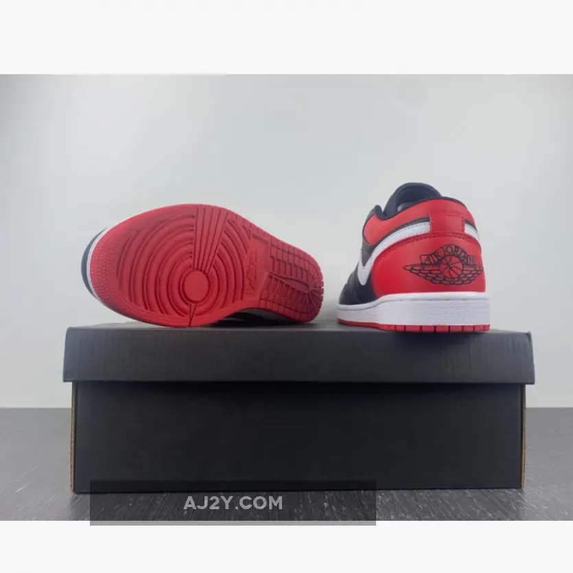 Jordan 1 Low Alternate Bred Toe, Aj1 Low Bred 553558-066