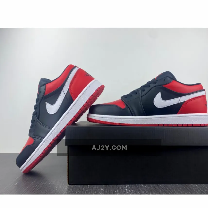 Jordan 1 Low Alternate Bred Toe, Aj1 Low Bred 553558-066