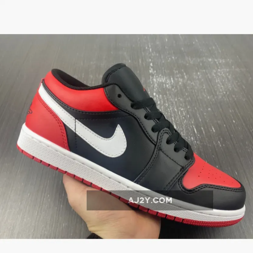 Jordan 1 Low Alternate Bred Toe, Aj1 Low Bred 553558-066