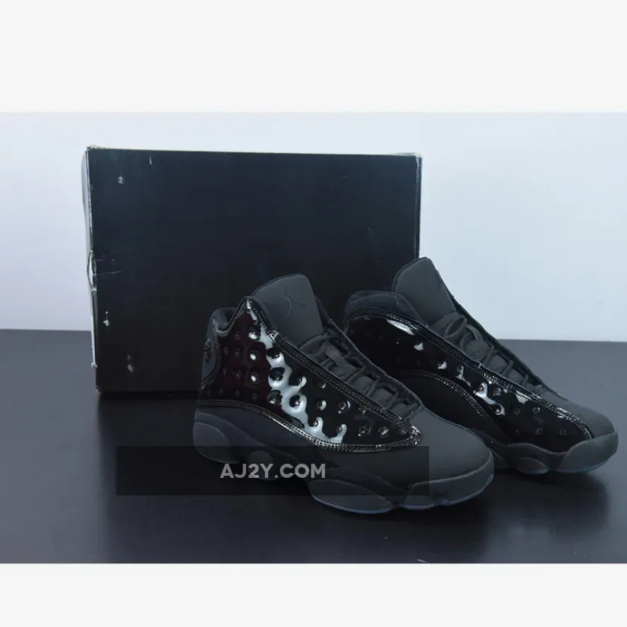 Air Jordan 13 'Cap and Gown' Black Black 13s 414571-012