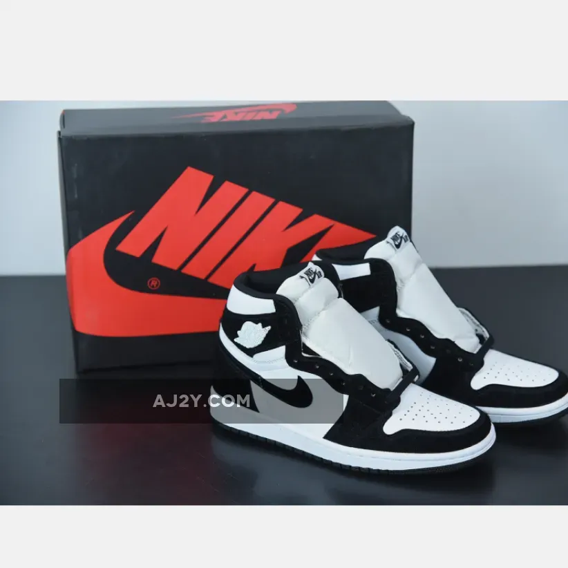 Air Jordan 1 Retro High OG ‘Panda’ Black/Black-Metallic Gold-White / Aj 1 Panda CD0461-007