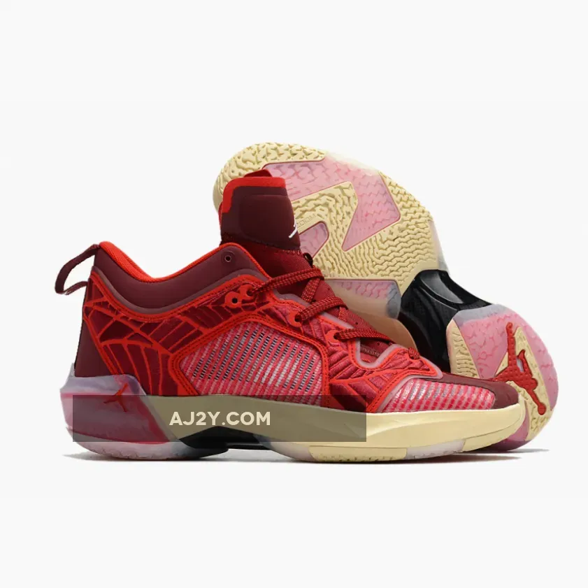 Air Jordan 1 Low Team Red Air Jordan 37 Low Team Red/Sail-University Red-Muslin