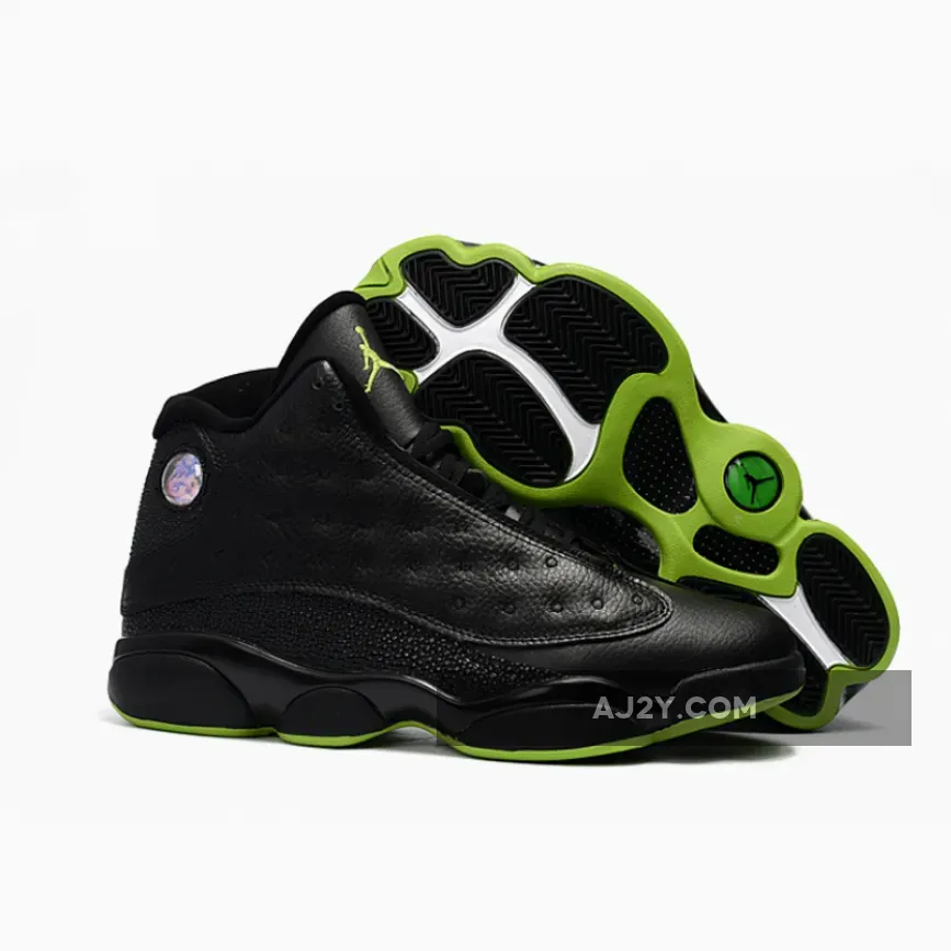 Air Jordan 13 ‘Altitude’ Black/Altitude Green / 13 Altitude 414571-042
