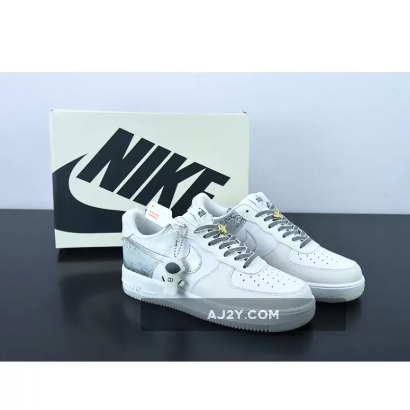 Nike Air Force 1 Low White Silver 1675865275 Restock