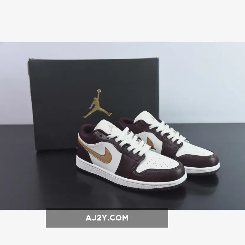 Low Brown Jordans / Air Jordan 1 Low 'Mocha' Shadow Brown/Brown Kelp-Sail