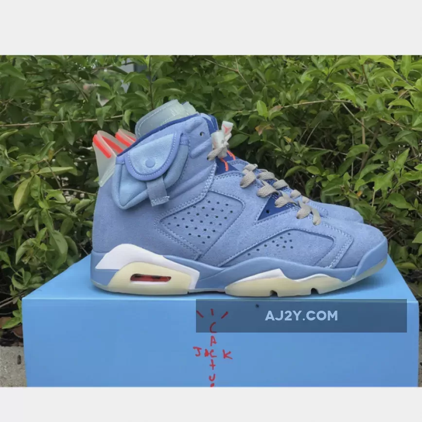 travis scott jordan 6 light blue