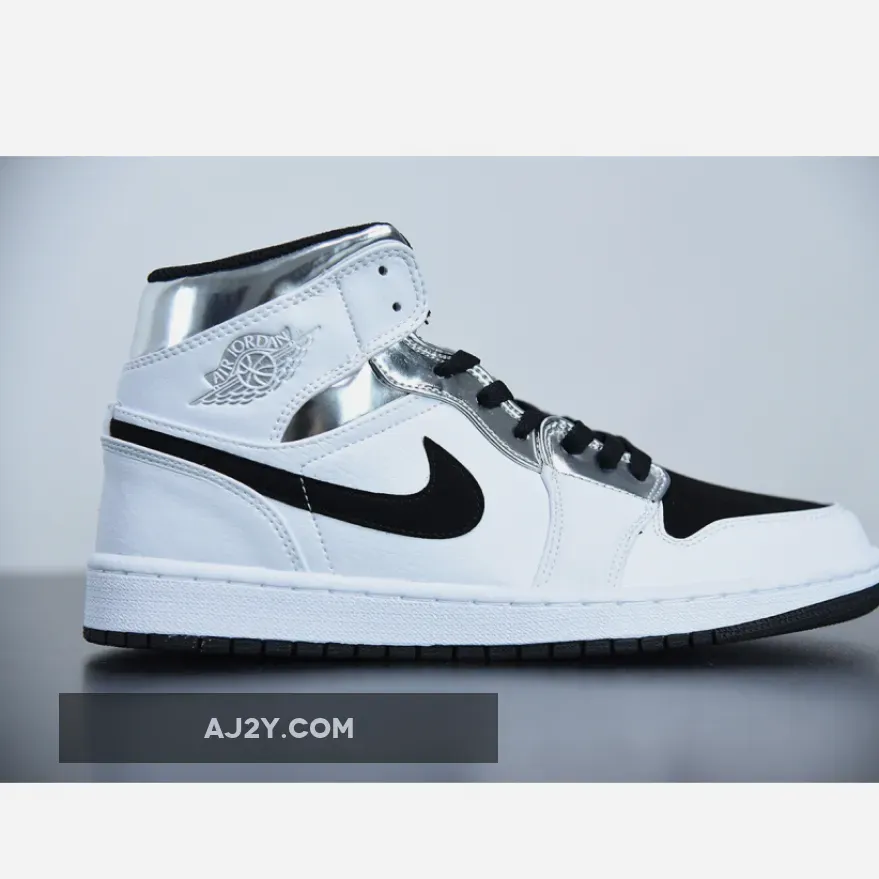 Riddhis Jordan 1 Low Leonard's Air Jordan 1 Mid White/Silver