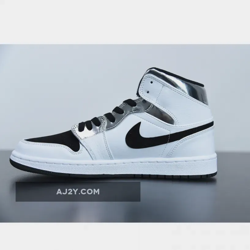 Riddhis Jordan 1 Low Leonard's Air Jordan 1 Mid White/Silver