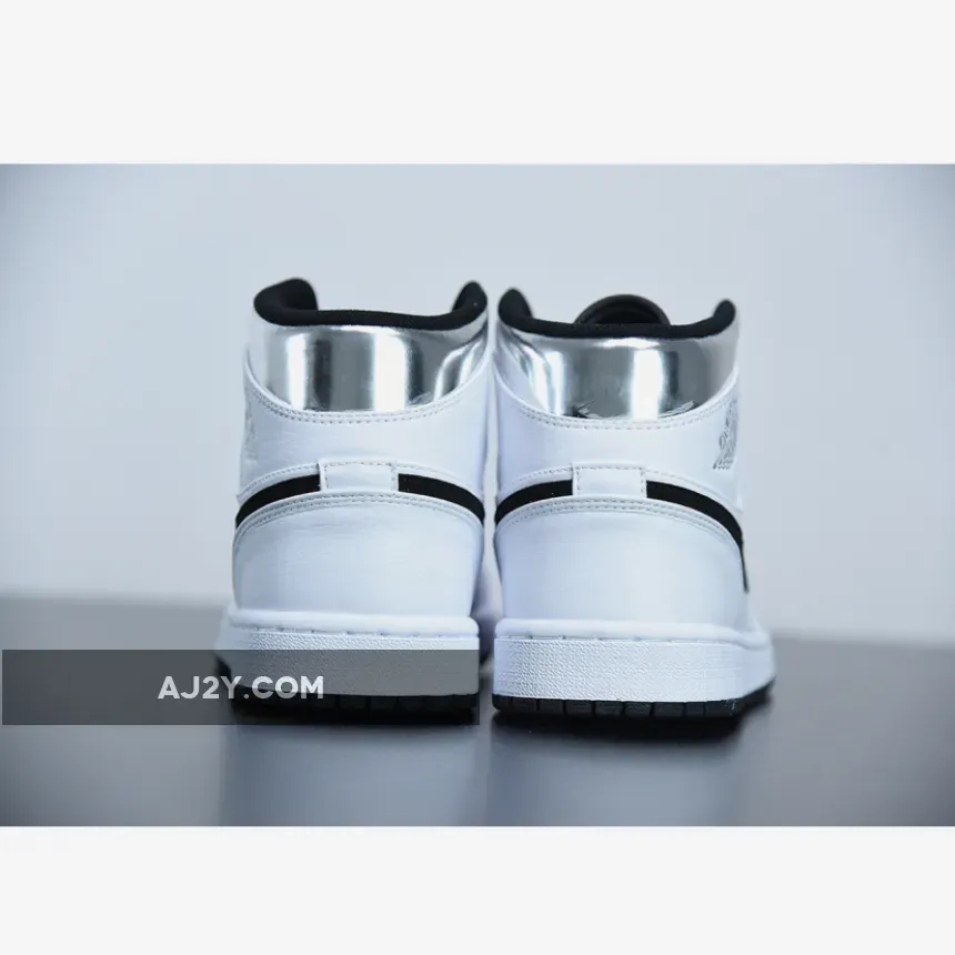 Riddhis Jordan 1 Low Leonard's Air Jordan 1 Mid White/Silver