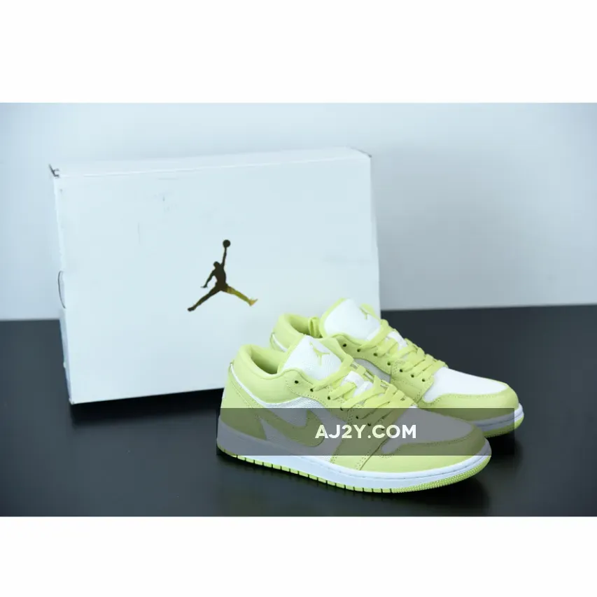 Air Jordan 1 Low Summit White/Limelight / Jordans Lime DH9619-103