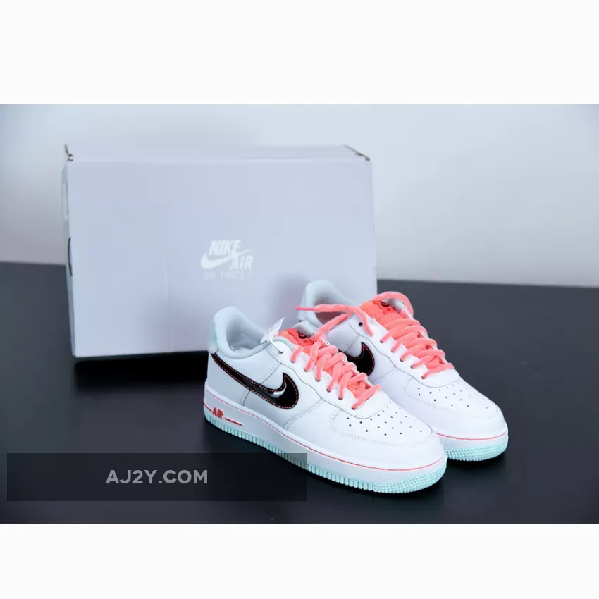 Nike Air Force 1 07 LV8 GS White Flash Crimson Atomic Pink | nike air force 1 07 lv8 pink