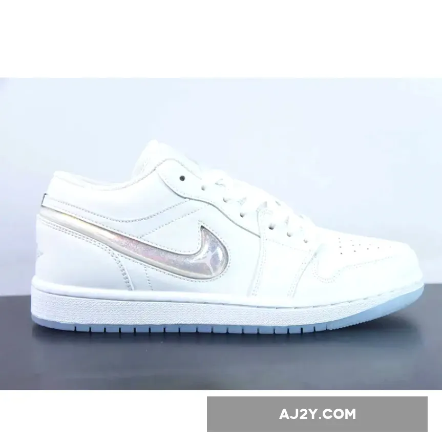 Air Jordan 1 Low GS White Iridescent Glitter | jordan glitter Air Jordan 1 Low GS White Iridescent Glitter | jordan glitter
