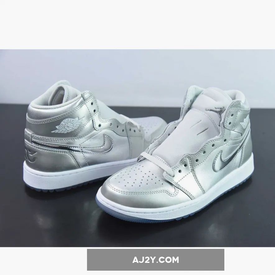 Air Jordan 1 High Golf "Gift Giving" Metallic Silver Air Jordan 1 High Golf "Gift Giving" Metallic Silver