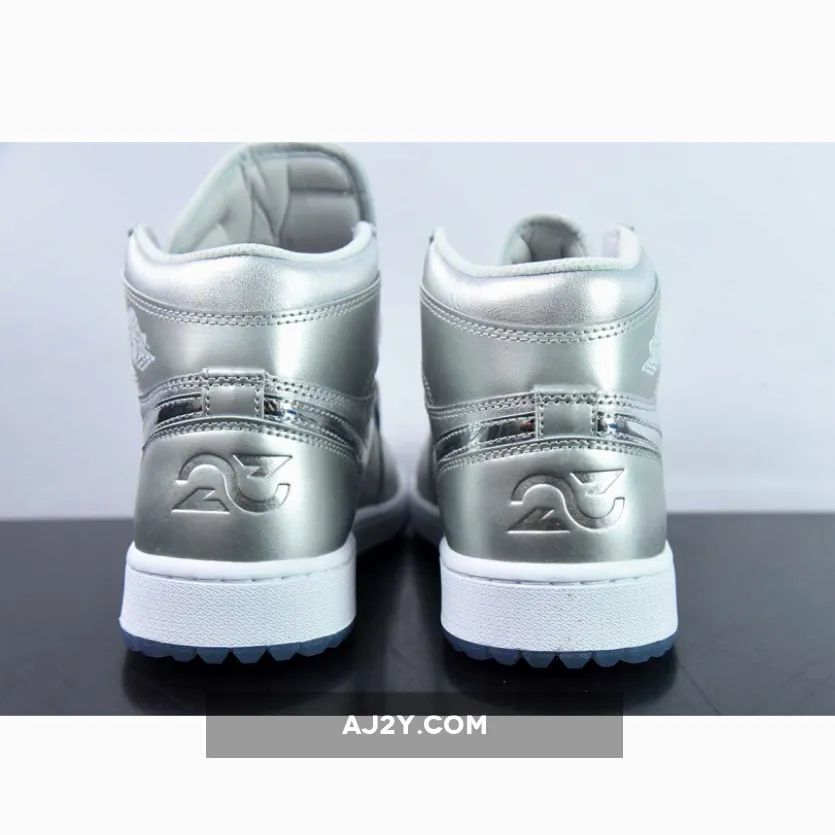 Air Jordan 1 High Golf "Gift Giving" Metallic Silver Air Jordan 1 High Golf "Gift Giving" Metallic Silver