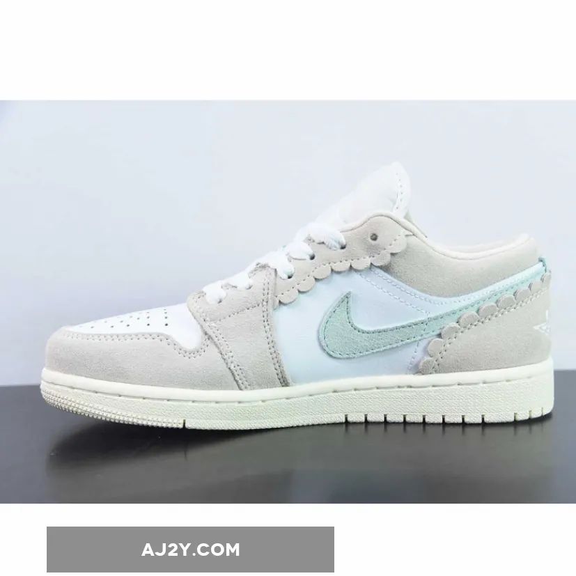 Air Jordan 1 Low GS White Pink Blue Air Jordan 1 Low GS White Pink Blue