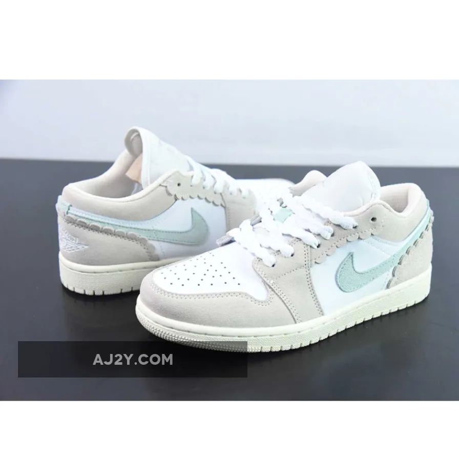 Air Jordan 1 Low GS White Pink Blue Air Jordan 1 Low GS White Pink Blue