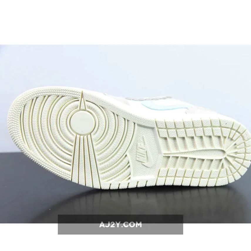 Air Jordan 1 Low GS White Pink Blue Air Jordan 1 Low GS White Pink Blue