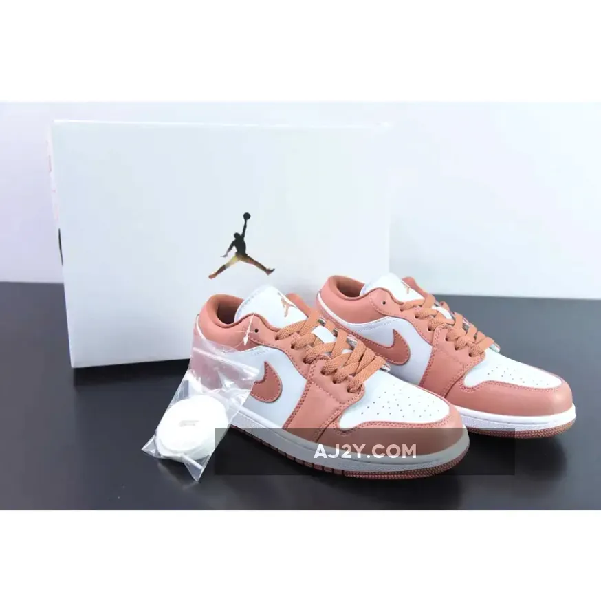 Air Jordan 1 Low "Pink Salmon" Sky J Orange White
