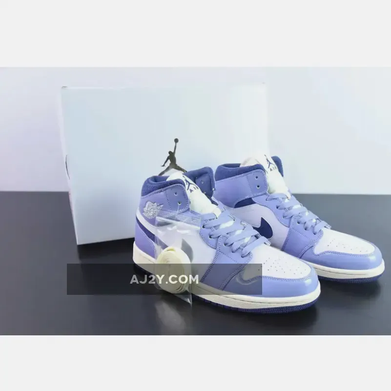 Air Jordan 1 Mid Purple Chenille