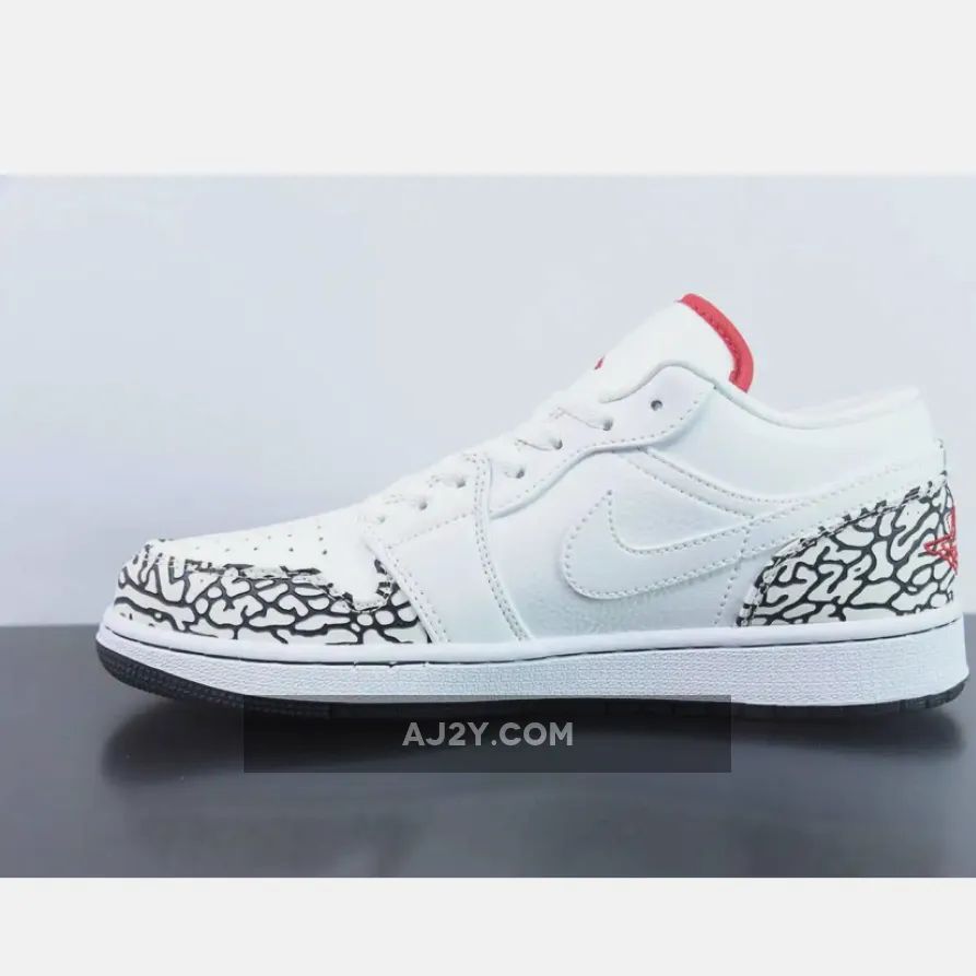 Air Jordan 1 Phat Low White/Varsity Red/Cement Grey Air Jordan 1 Phat Low White/Varsity Red/Cement Grey