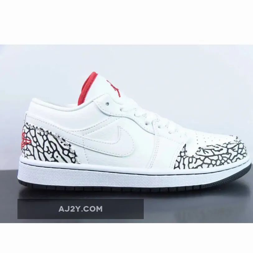 Air Jordan 1 Phat Low White/Varsity Red/Cement Grey Air Jordan 1 Phat Low White/Varsity Red/Cement Grey