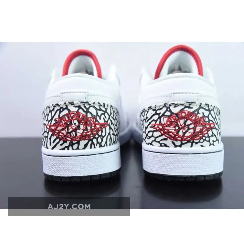 Air Jordan 1 Phat Low White/Varsity Red/Cement Grey Air Jordan 1 Phat Low White/Varsity Red/Cement Grey