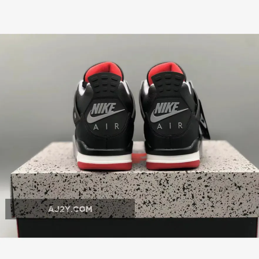Air Jordan 4 Bred Reimagined in Air Jordan 4 Bred Reimagined in