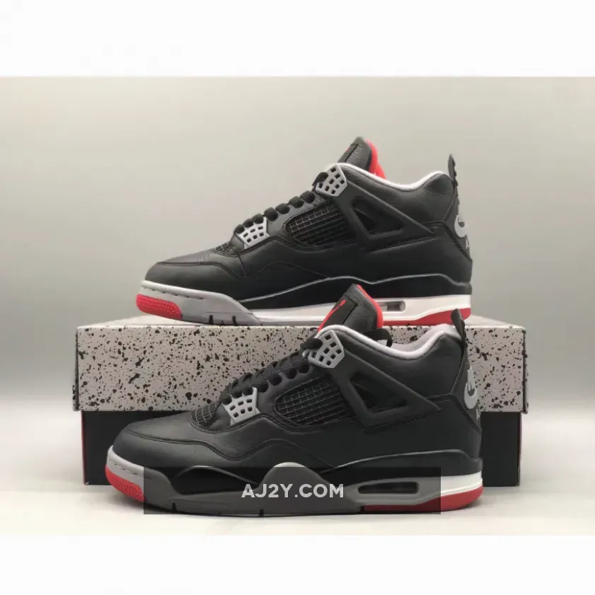 Air Jordan 4 Bred Reimagined in Air Jordan 4 Bred Reimagined in