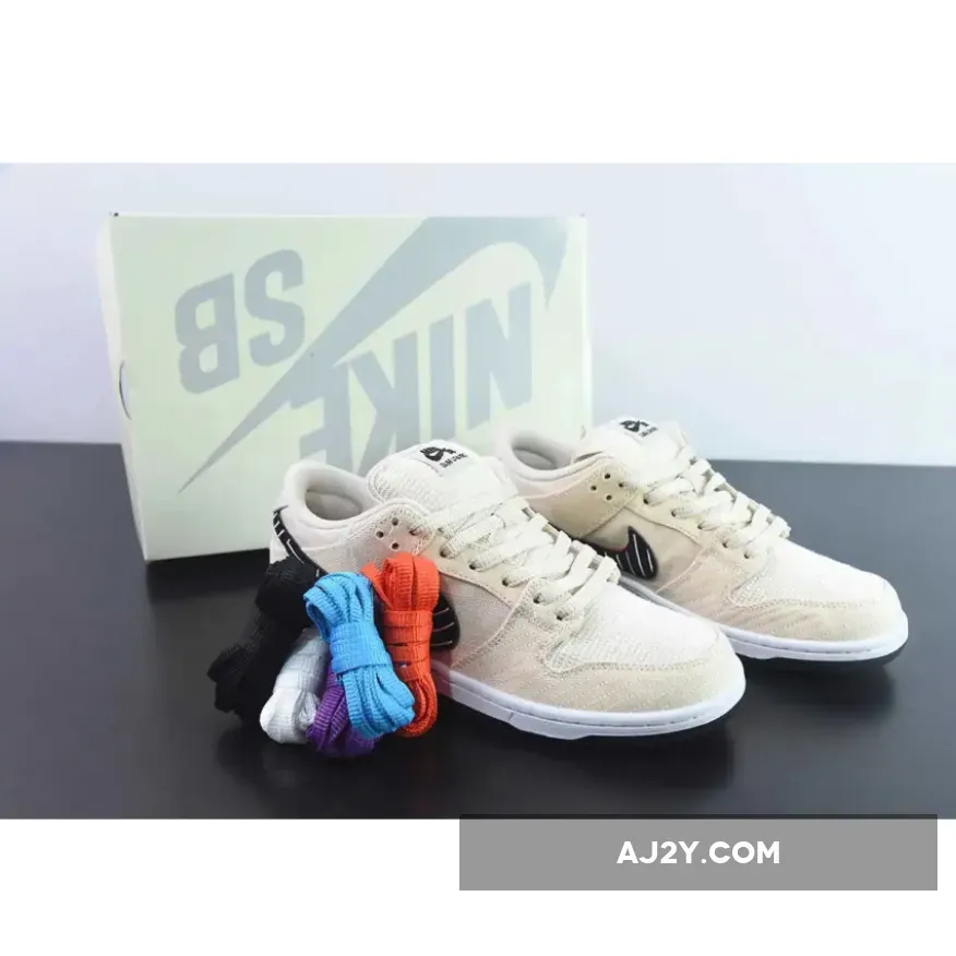 Albino & Preto x Nike SB Dunk Low Fossil/Black-Sail