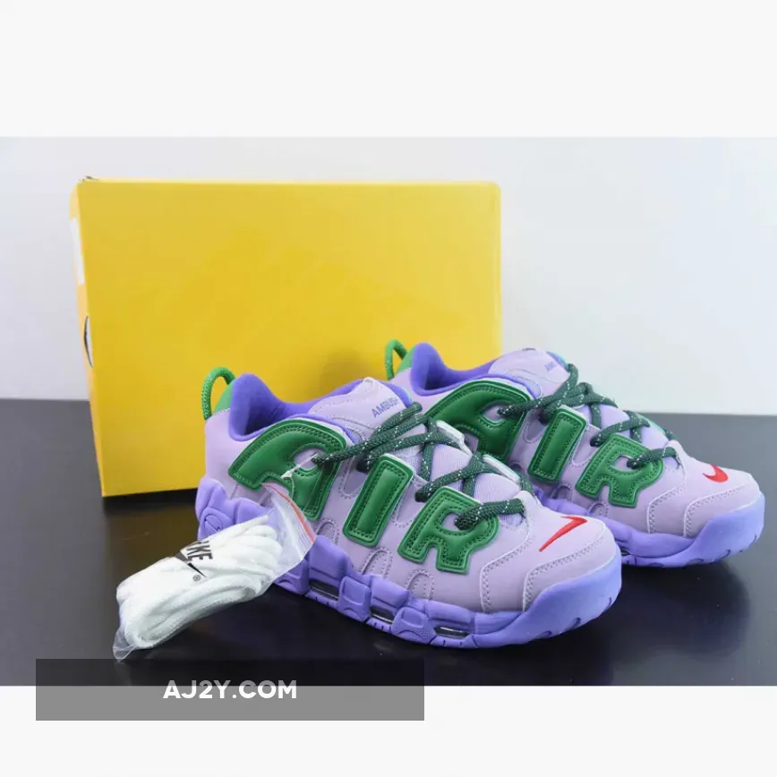 AMBUSH x Nike Air More Uptempo Low Lilac/Apple Green