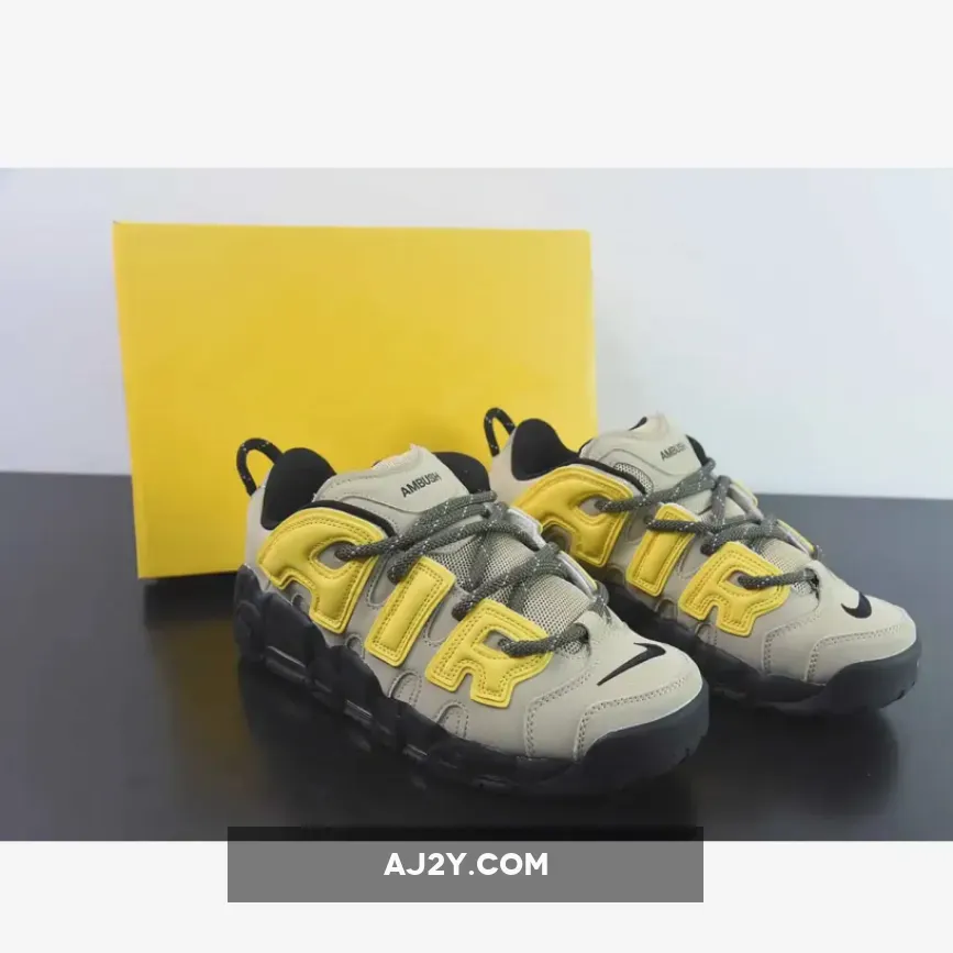 AMBUSH x Nike Air More Uptempo Low Limestone