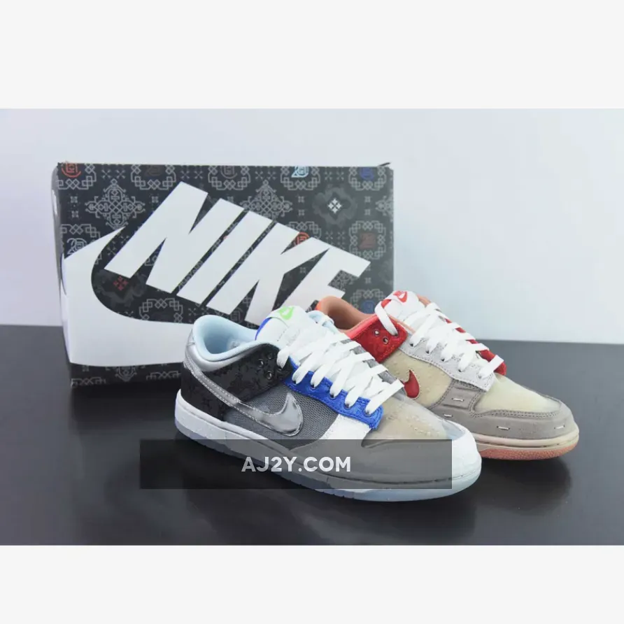 CLOT X Nike Dunk Low What The Multi-Color