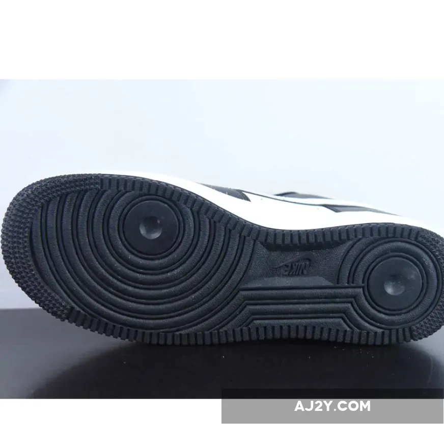 Custom BY You Nike Air Force 1 Low Panda Black White Custom BY You Nike Air Force 1 Low Panda Black White