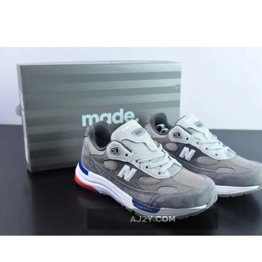 New Balance 992 Grey Blue Red M992MD