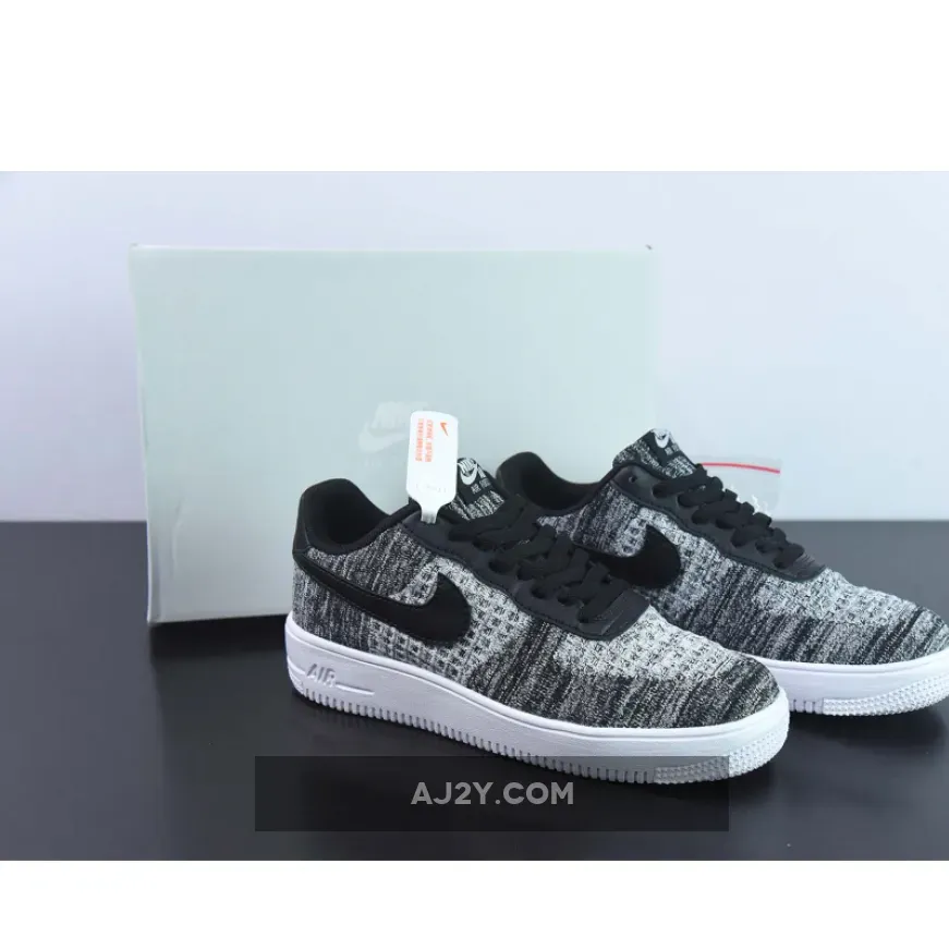 Nike Air Force 1 Flyknit 2.0 "Oreo" Black/Pure Platinum-Black-White