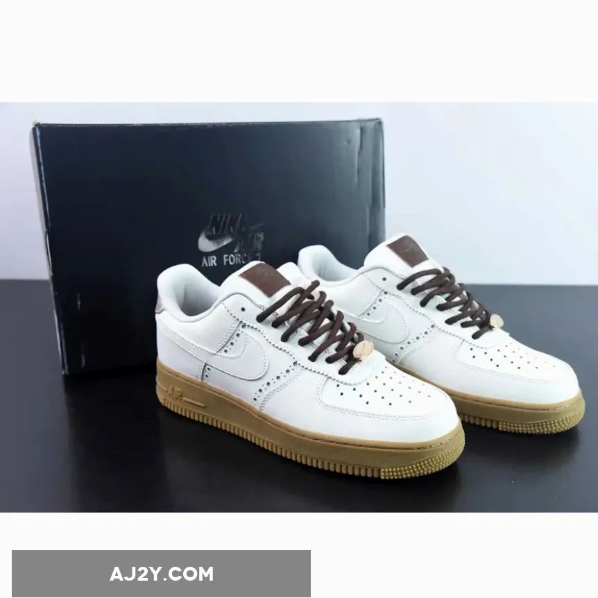 Nike Air Force 1 Low "Brogue" Sail/Brown