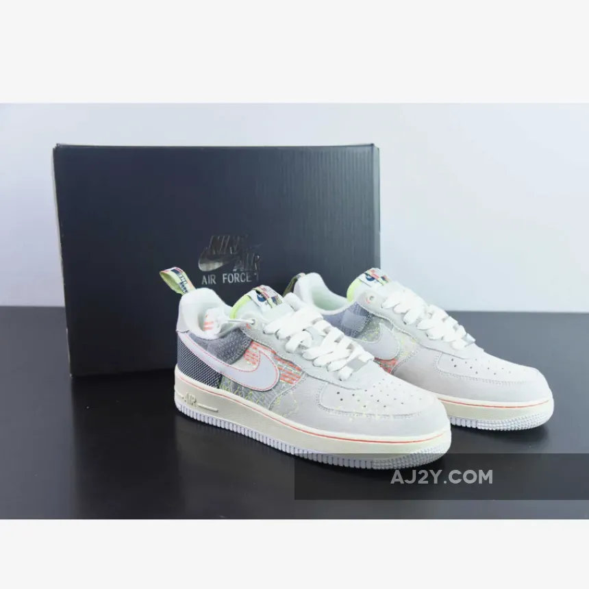 Nike Air Force 1 Low "Sashiko" Navy Grey New Arrival