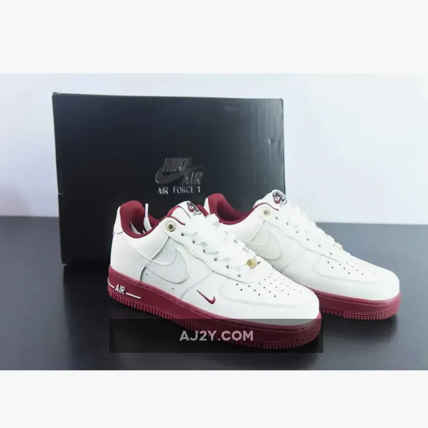 Nike Air Force 1 Low Since 82 White Burgundy