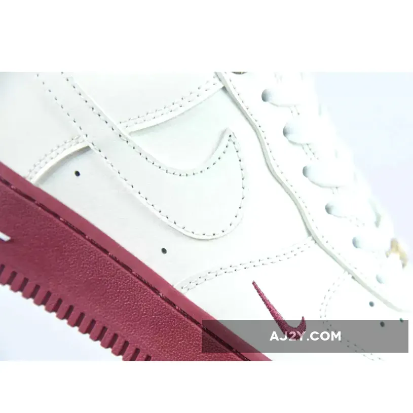 Nike Air Force 1 Low Since 82 White Burgundy Nike Air Force 1 Low Since 82 White Burgundy