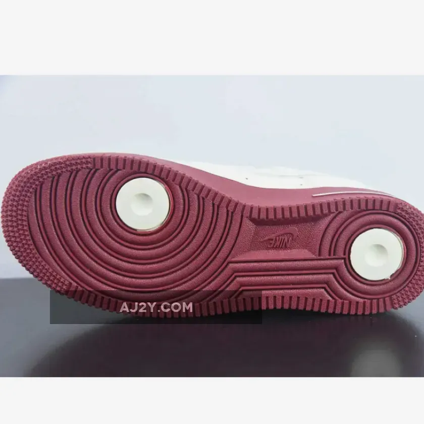 Nike Air Force 1 Low Since 82 White Burgundy Nike Air Force 1 Low Since 82 White Burgundy